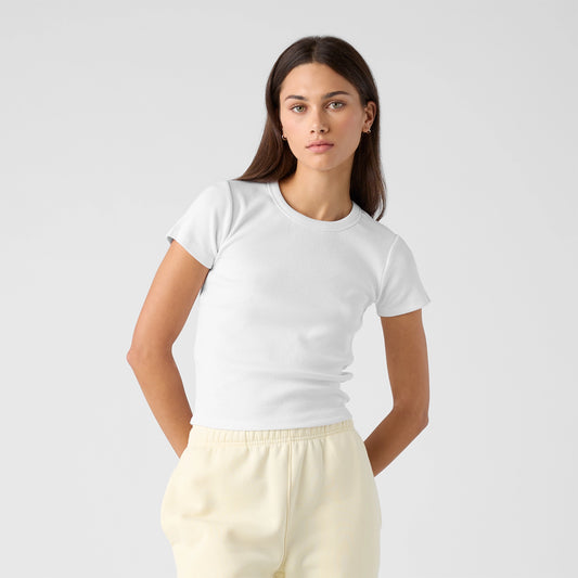 Womens Organic Rib Tee